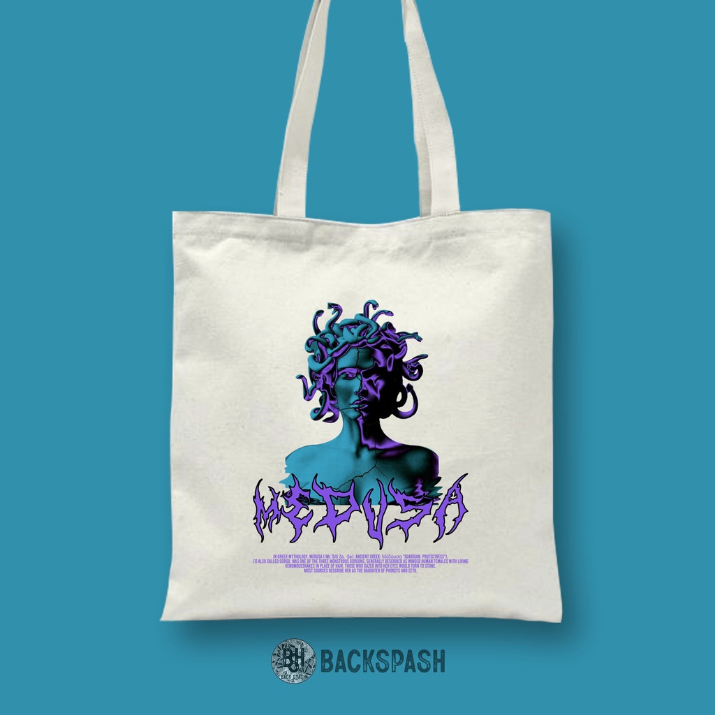 Totebag wanita dan pria motif Streetwear  - tas wanita - tas selempang wanita bisa request foto dan gambar sendiri 04