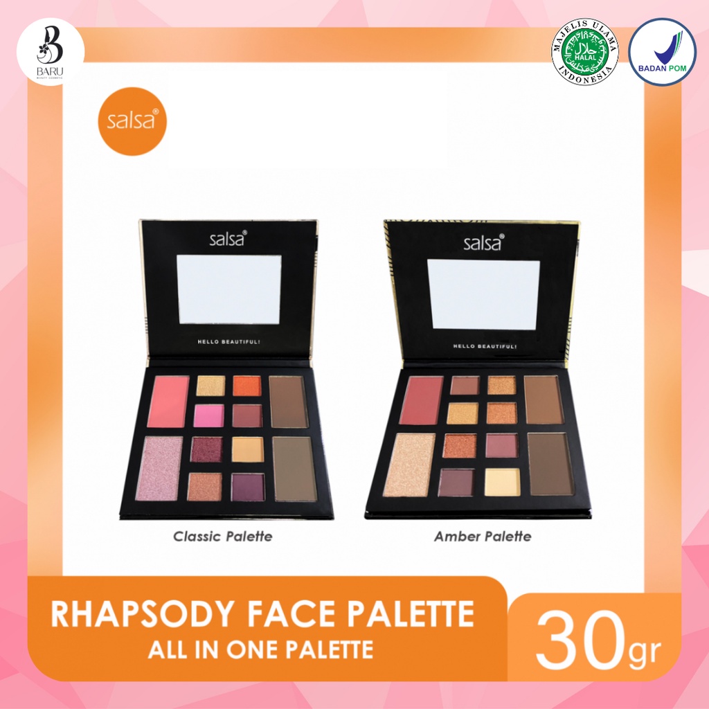 SALSA RHAPSODY FACE PALETTE | Face Pallete | Perona Pipi | Eyeshadow | Highlighter | Contour | Blush