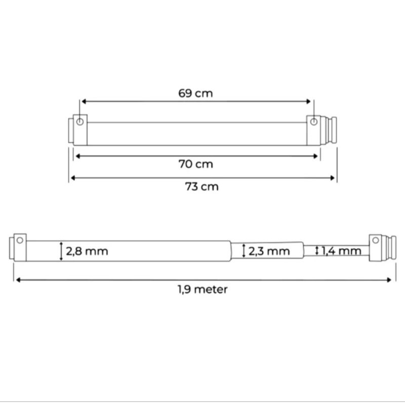 Door Closer Sliding Door Venezza Two Way Direction Garansi