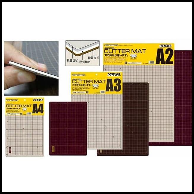 

Promo Id 13079 - Olfa Cutting Mat Japan A2 - Alas Potong
