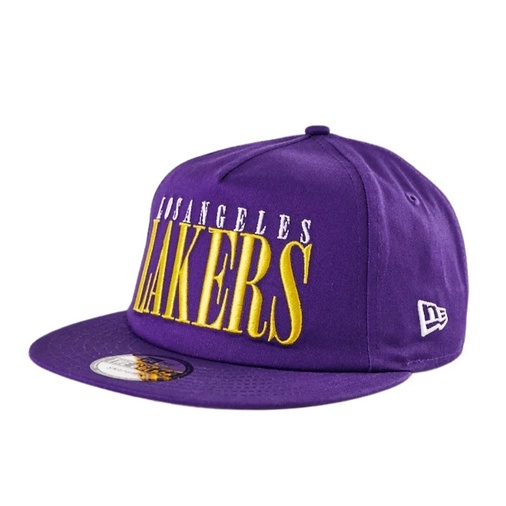 TOPI New Era Golfer Cap LA Lakers Classic Logo Purple Gold Strapback 13108139 KOBE LEBRON OSFM