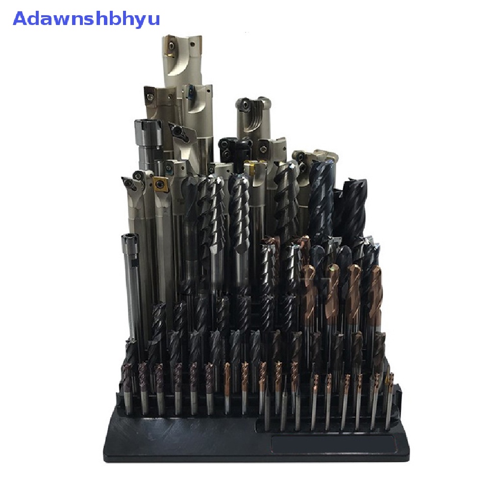 Adhyu Kotak Penyimpanan Mata Bor Hitam Milling Cutter Drill Finishing Holder Organizer Case ID