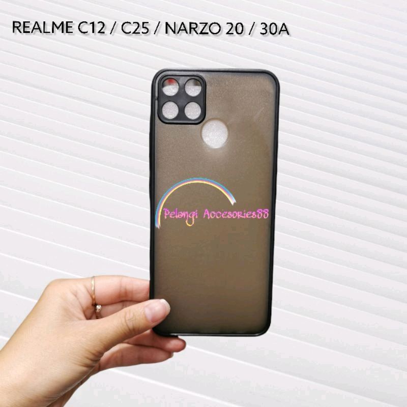 CASE REALME C12 / C25 / C25S / NARZO 30A / NARZO 20 SOFTCASE CASE DOVE FULL COLOUR