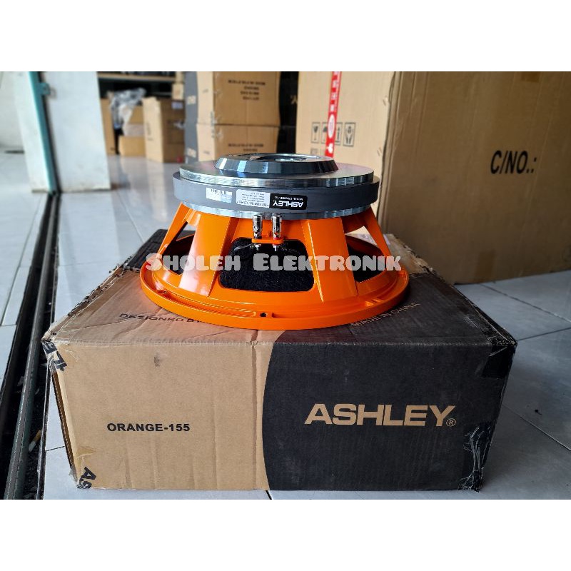 Speaker Component Ashley Orange 155 Voice Coil 5 inch Subwoofer Speaker Ashley 15 inch orange