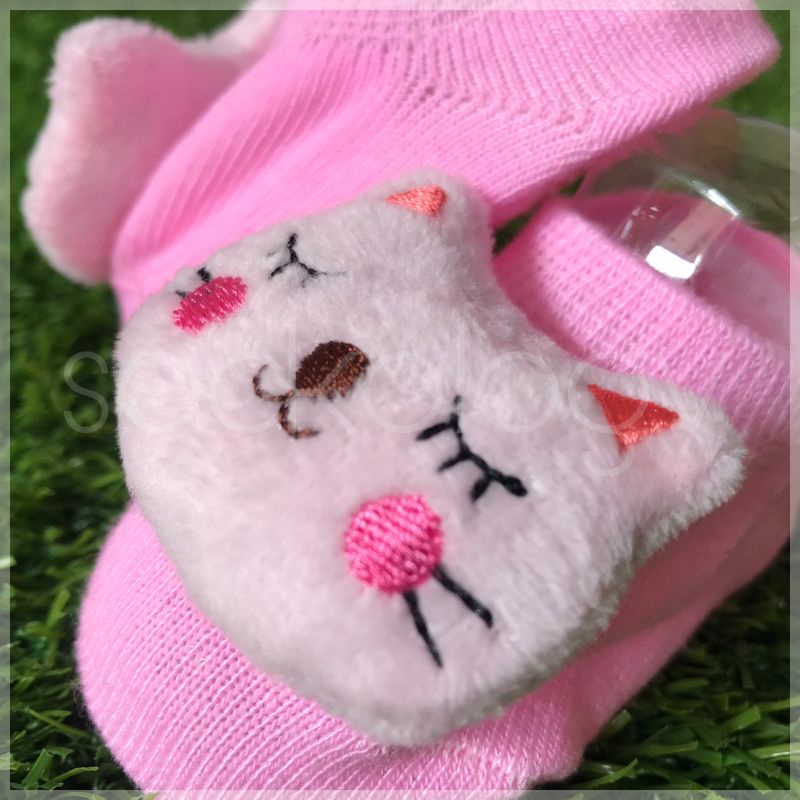 (Min. 3pcs @7.500) Kaos kaki bayi boneka antislip anti licin boneka 3D baby girl baby boy