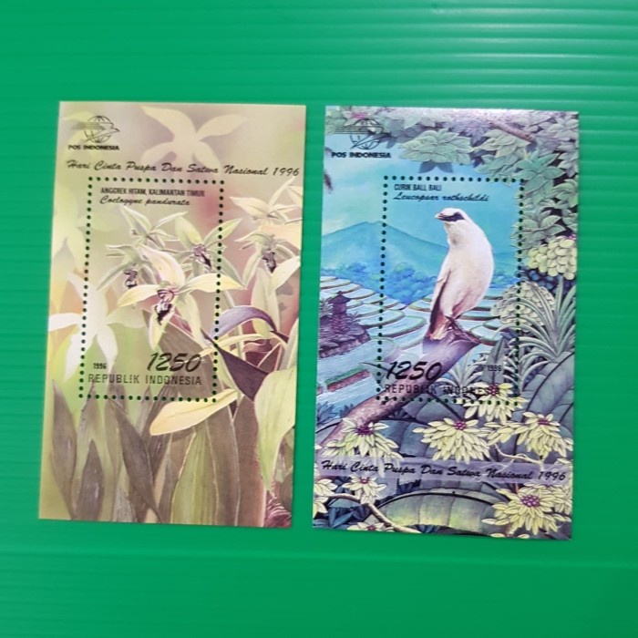 

✨NEW✨ - Perangko/Prangko Indonesia. SS Cinta Puspa & Satwa 1996