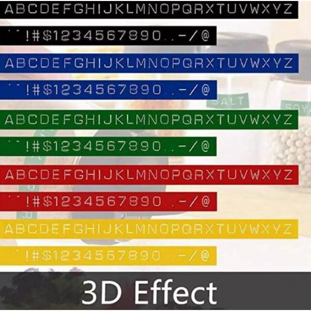 

[F-D4D ❤] Refill Tape label maker 3D embossing 9mm (untuk Dymo,Motex,Cidy) merk CIDY-langsung kirim