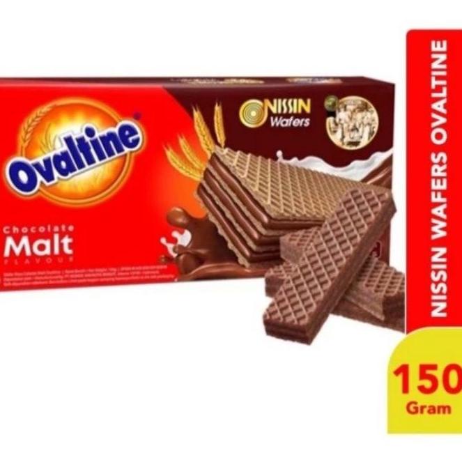 

Jangan Ragu Order Nissin Wafer Ovaltine choco malt 150gr SJ,,,