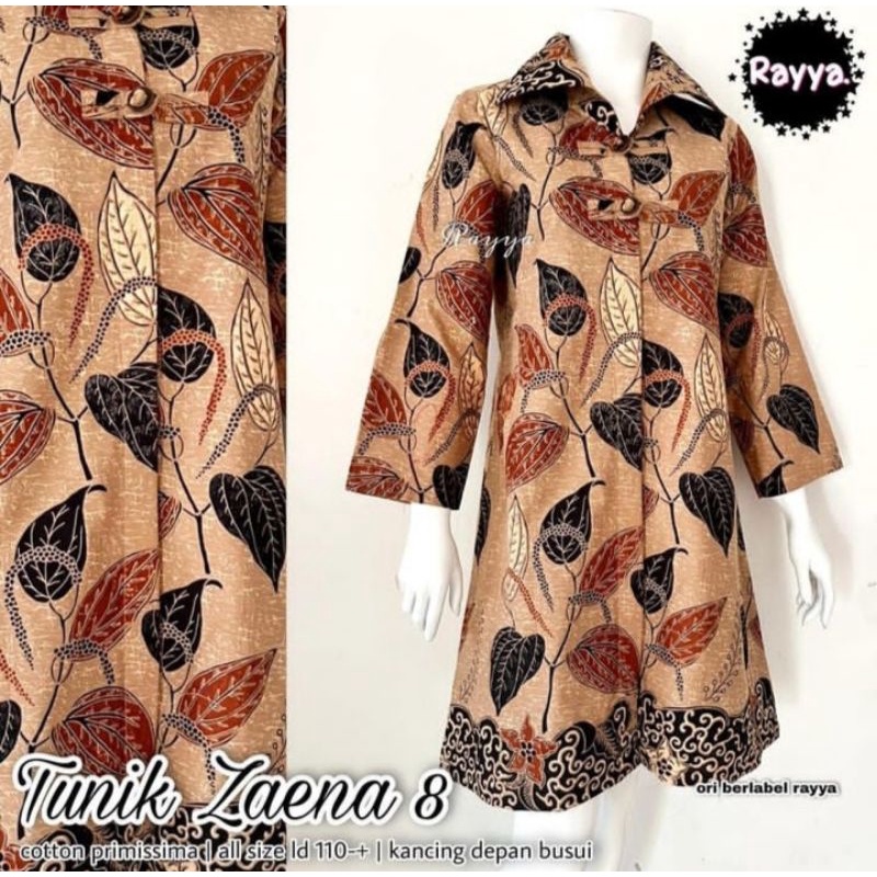 Tunik Batik Zaena#8. Lingkar Dada 110cm