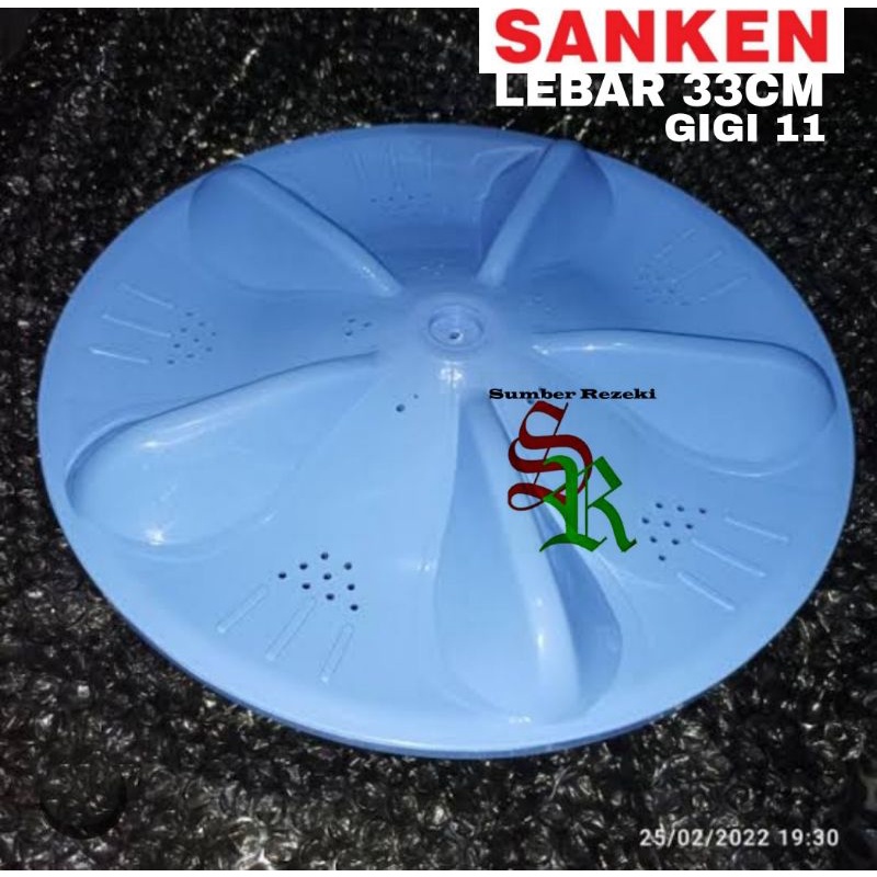 Pulsator Mesin Cuci Sanken 33cm gigi 11
