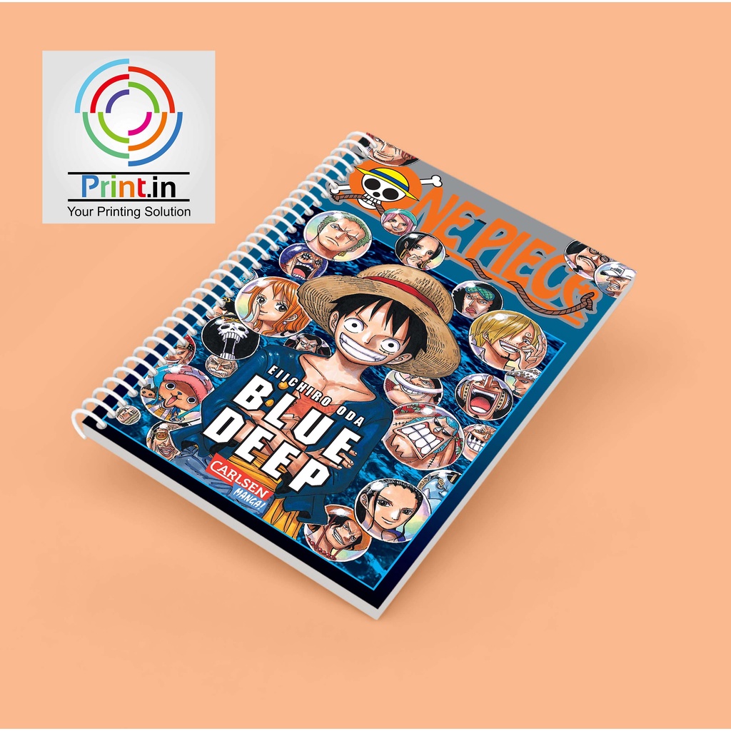 

Notebook Spiral Anime One Piece Blue Deep Hardcover dan Softcover