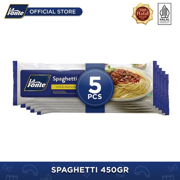 

La Fonte Spaghetti 450gr- 5 Pcs