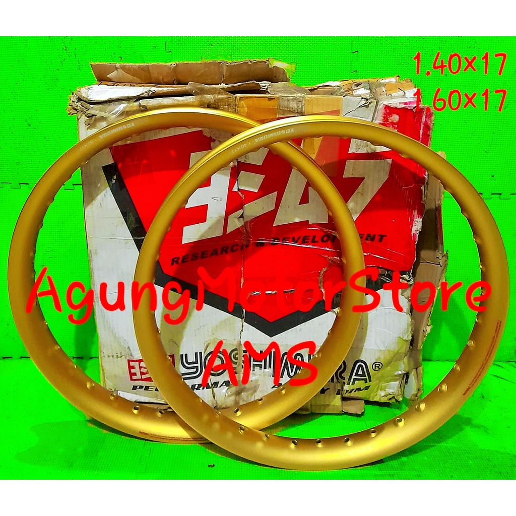 VELG RING 17 140X17 & 160X17 U SHAPE MERK YOSHIMURA GOLD