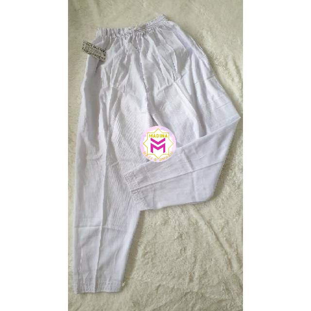 celana panjang putih tomy/codoray ihrom haji umroh pria wanita