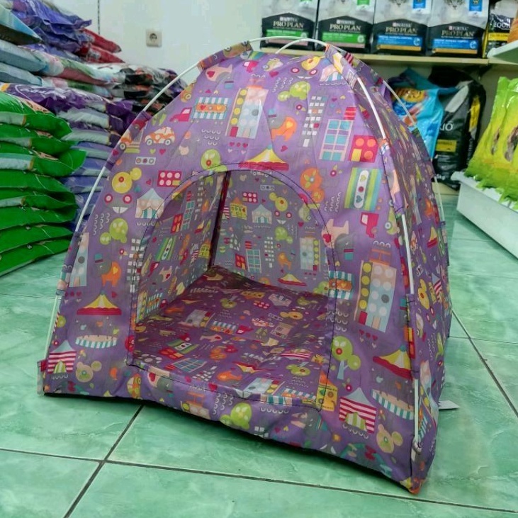 Matras Tenda Kucing Size L - tenda anabul Kesayangan