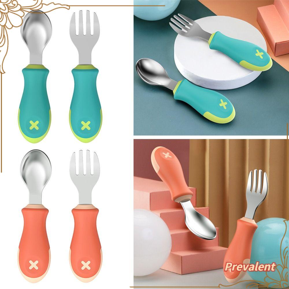 Preva Set Peralatan Makan Baby Gadgets Spoon Fork Set Cutlery Makan Bayi