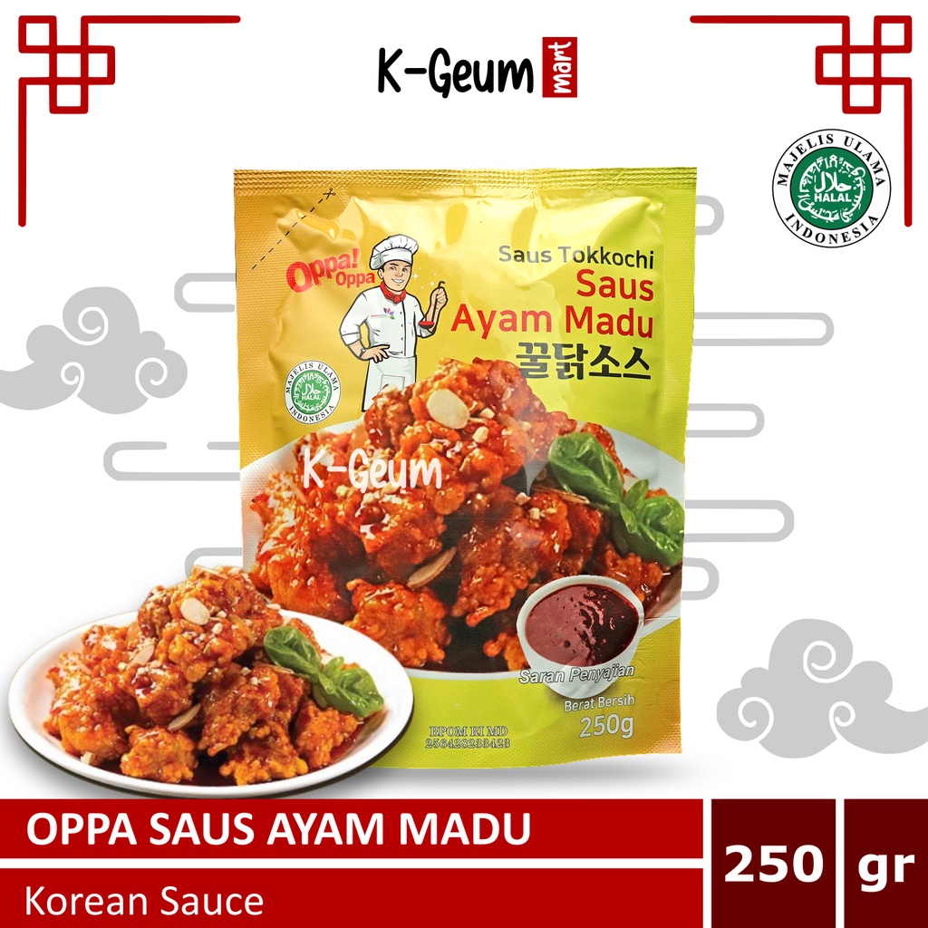 

OPPA Saus Ayam Madu Korea | Honey Chicken Sauce 250gr