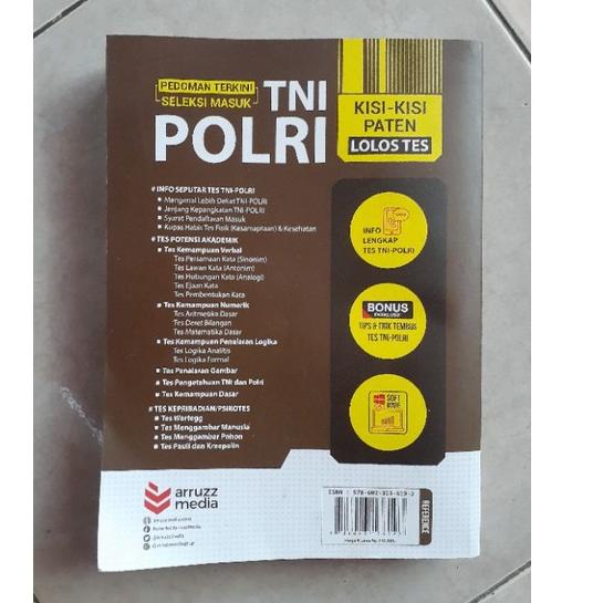 

ヽ BUKU PEDOMAN TERKINI SELEKSI MASUK TNI-POLRI 2022-2023 テ