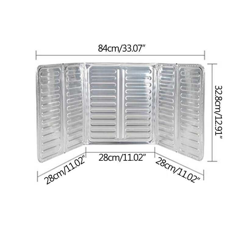 AWOO Pelindung Anti Cipratan Minyak Aluminium Foil Plate - A02