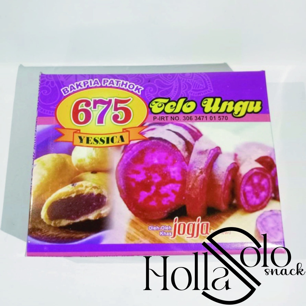 

BAKPIA JOGJA RASA UBI UNGGU YESSICA 675,525 Isi 20 pcs (Hollasolo)