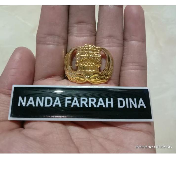 

[PRODUK M00NY] Paket Nametag dan Pin Korpri HBB