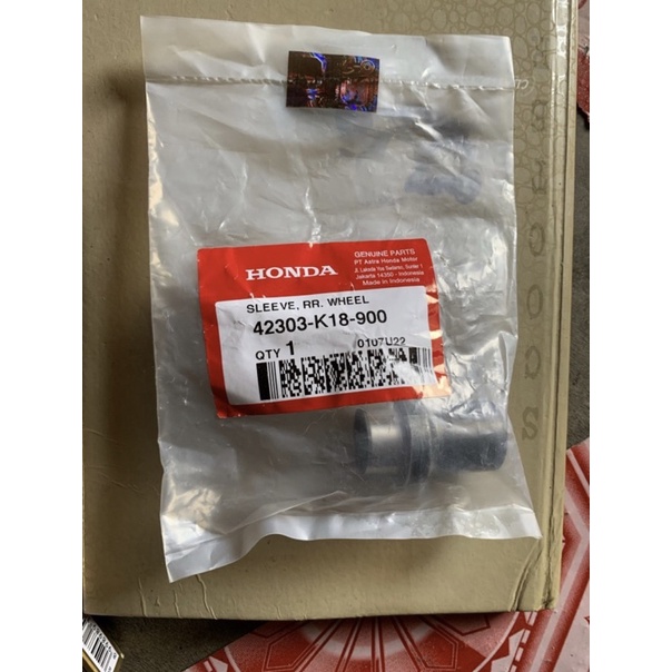 Bosh Sleeve Bos Roda Belakang Ori Honda Verza Megapro Injeksi 42303-K18-900