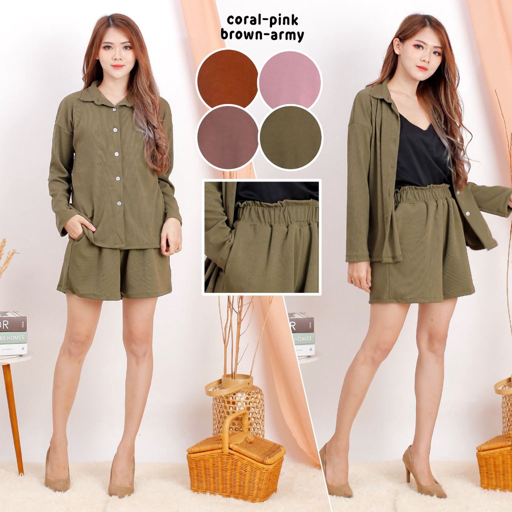 Setelan 1182 Suga Stretch Fashion Wanita