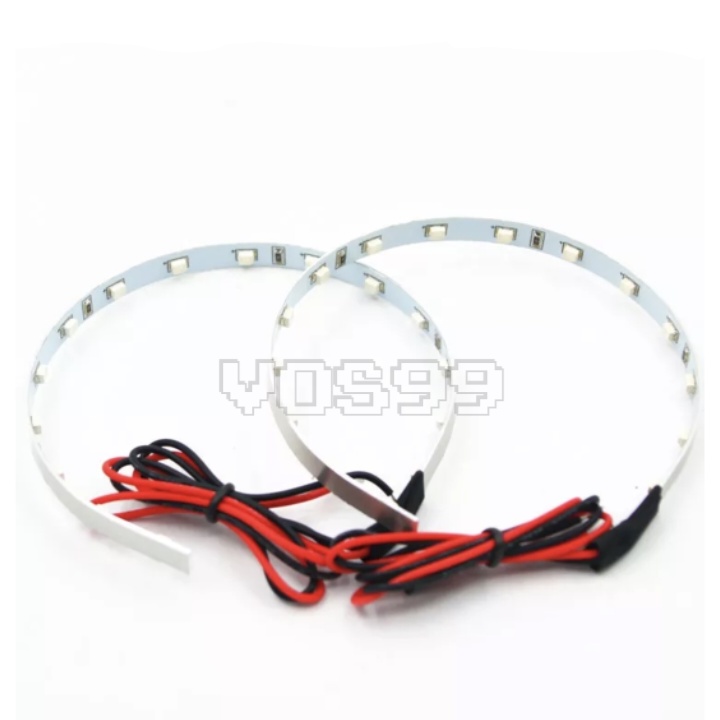1 PCS LAMPU DEVIL EYE PROJECTOR LENS DEMON EYE 360 BISA MOTOR MOBIL DC 12V