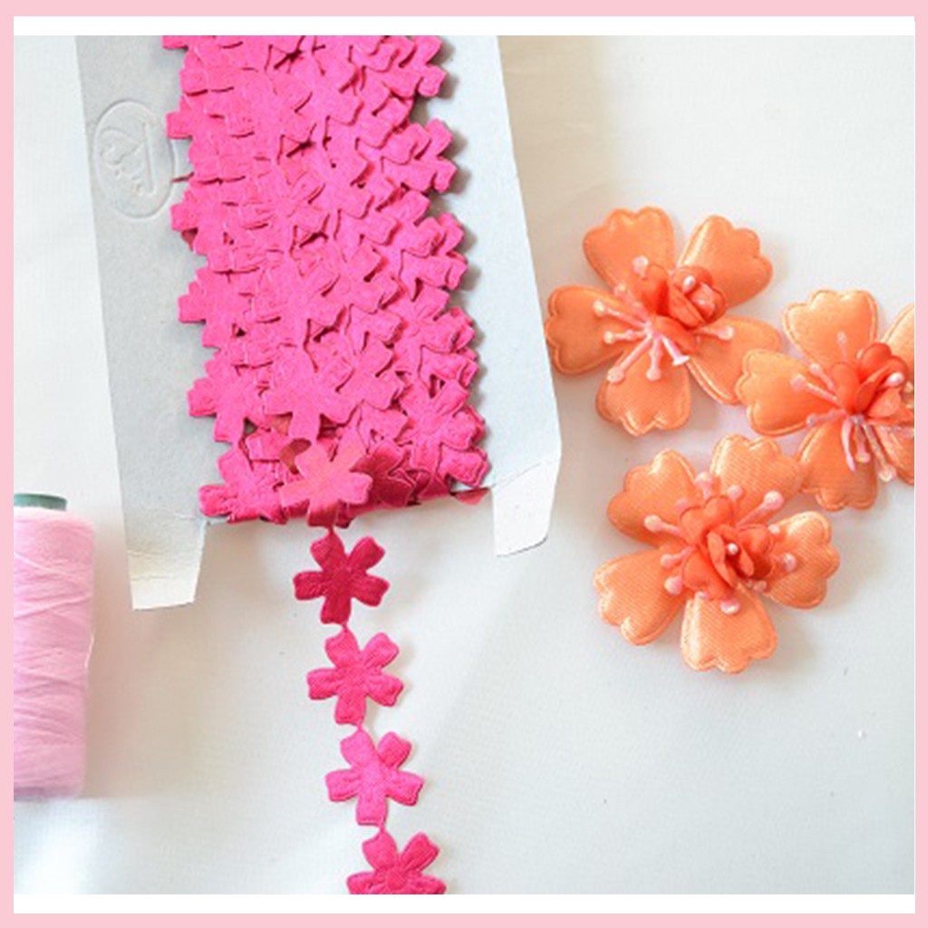 [PER ROLL] Renda Melati Kotak - Renda Cantik renda bordir vintage rustic giper hiasan mukena hiasan 