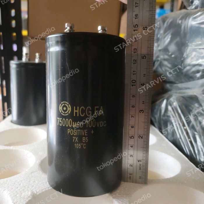 Elco 75000Uf 100V Hcg Original Promo