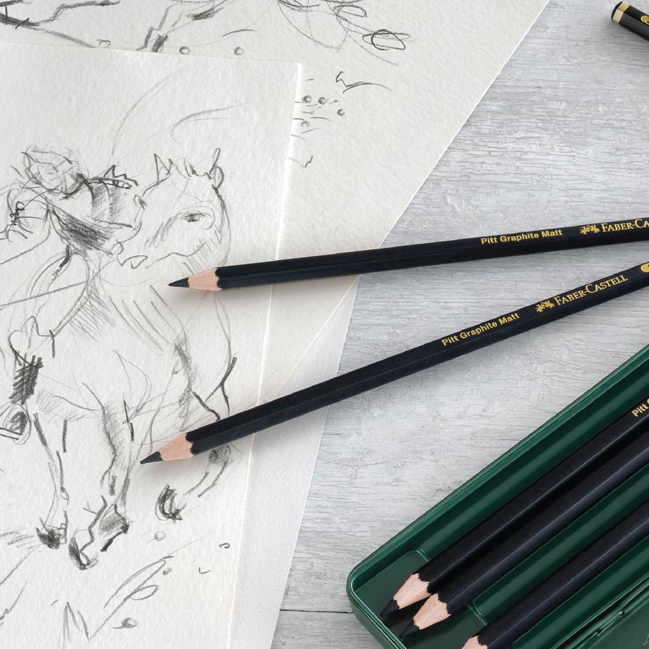 

Langsung Kirim Faber-Castell Pitt Graphite Matt Pensil Satuan TR6++