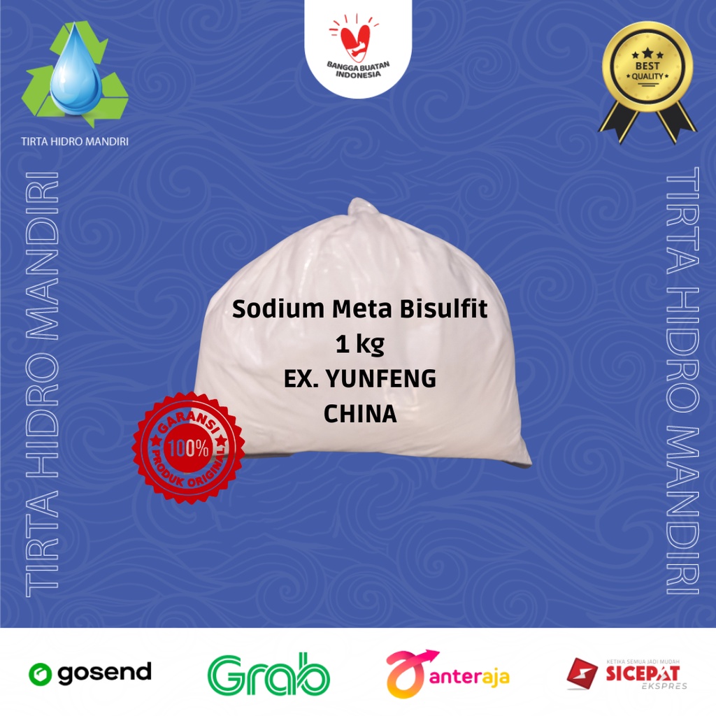 SODIUM METABISULFIT SMB SODIUM METABISULPHITE FOOD GRADE 1 KG
