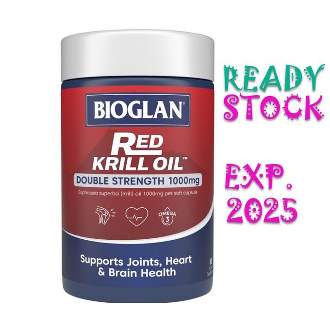 Bioglan Red Krill Oil 1000mg 60 Kapsul