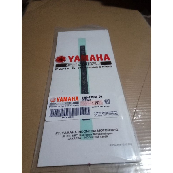 STIKER VVA Valve Variable actuation ORIGINAL YAMAHA ALL NEW NMAX, AEROX 155 / Hitam / Silver
