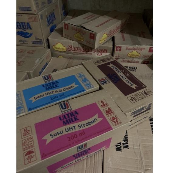 

[Q-Q8Q] ㊚] Ultra Coklat, Strawberry, dan Full Cream 200 ml 1 Dus isi 24 Pcs (Mei 2023)-viral