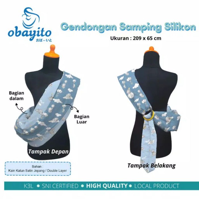 Obayito Gendongan Samping Silikon