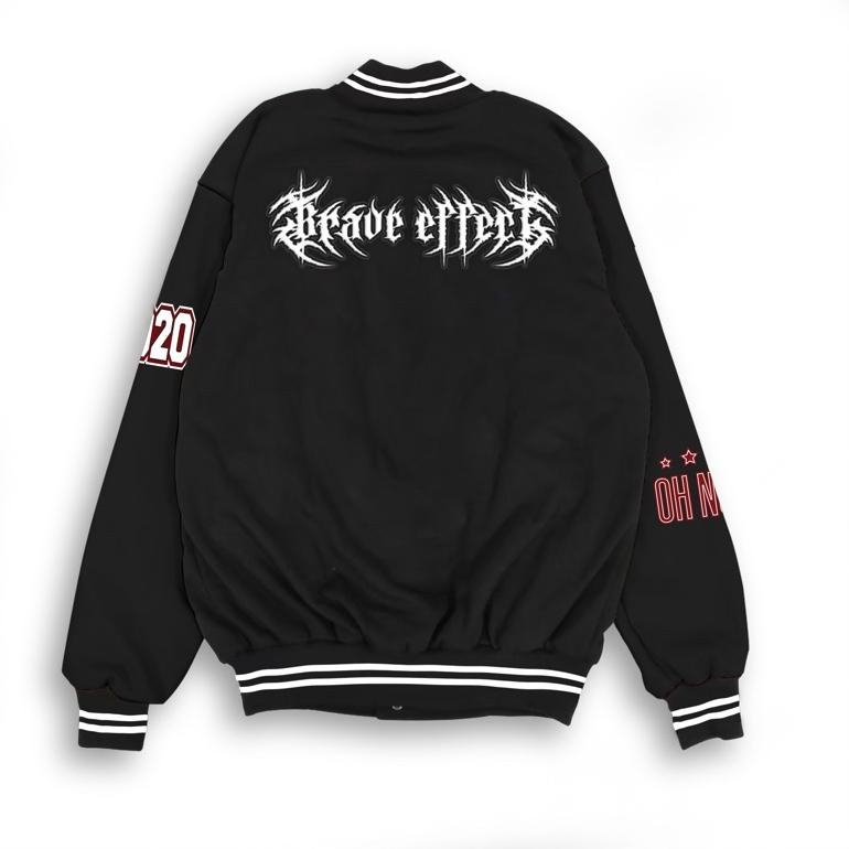 (NEW ARTICLE) BRAVE EFFECT Varsity Jacket Jaket Varsity Vintage Premium High Quality Distro Original