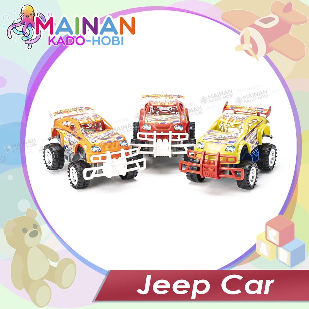 MAINAN ANAK MINIATUR DIECAST JEEP CAR