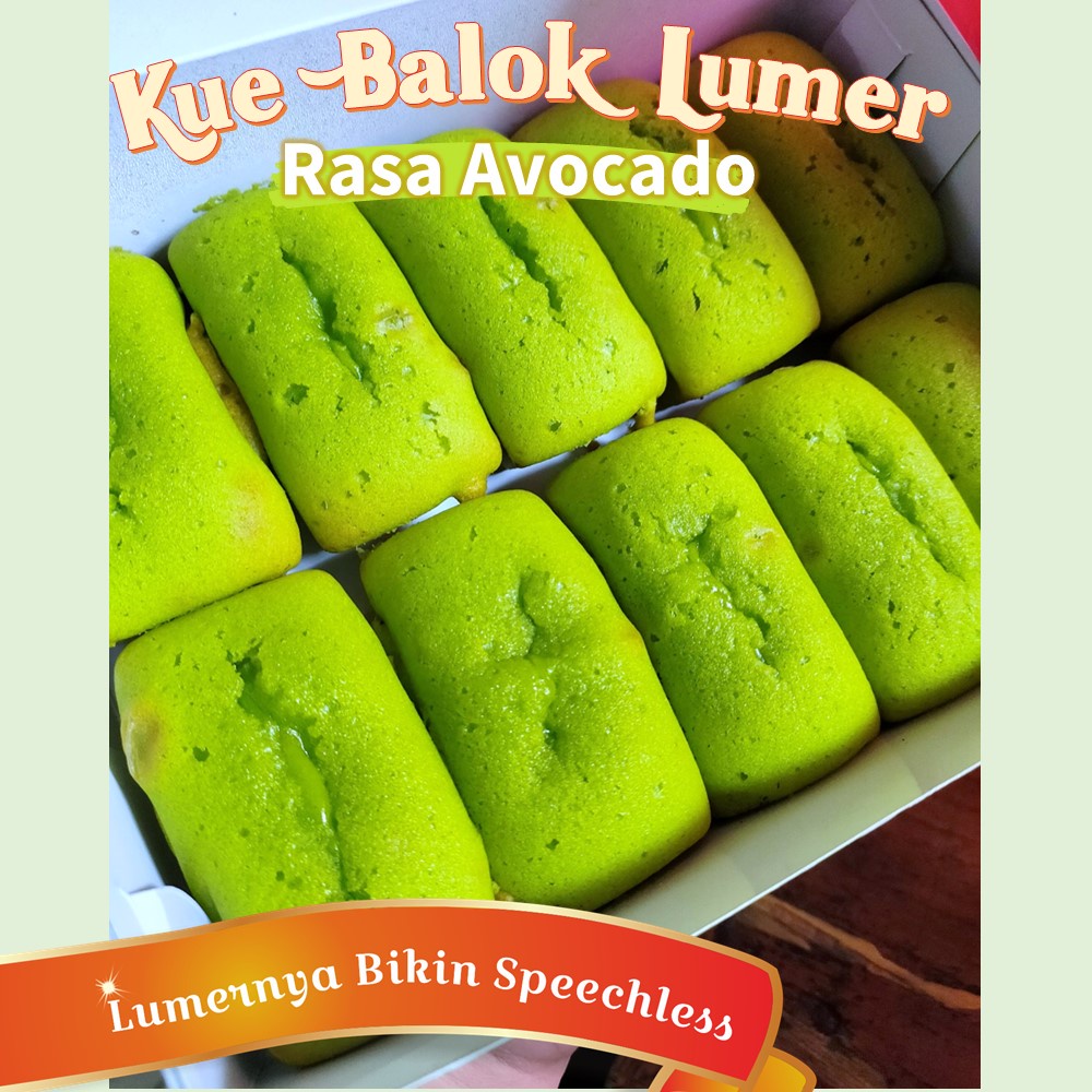 

Kue Balok Lumer Brownies CMILEZZ Original Rasa Avocado Premium Dessert Isi 10 Pcs Jajanan Kekinian