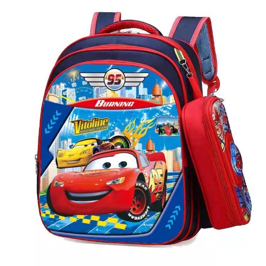 TERMURAH Tas Ransel Anak Sekolah SD Laki Laki &amp; Perempuan Timbul Ukuran Besar dan Luas IMPORT 00200-00205