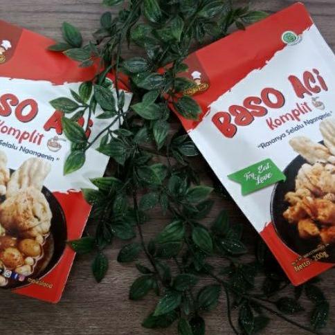 

Terlaku.../ Moikafood Baso aci Instan/Komplit 200gr frozen food, cemilan makanan instan