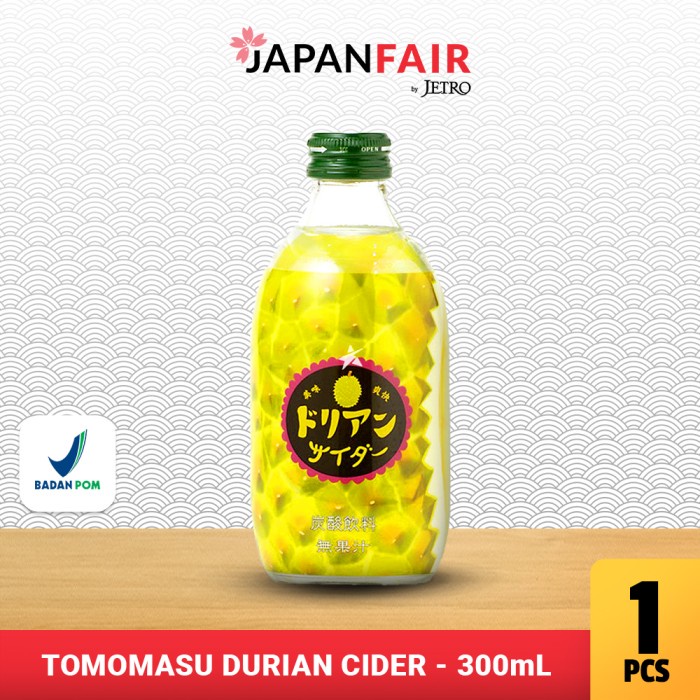 Cider/Cuka Tomomasu Durian Cider - Minuman Jepang rasa Durian 300 ml