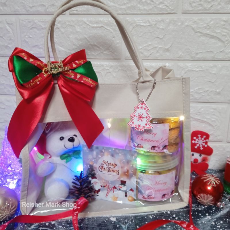 

Tas Mika Hampers Natal Christmas Kado Hadiah Gift Natal Christmas