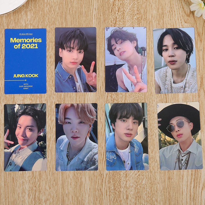 7pcs KPOP Korea Idol PROOF Photocard Collectors Edition Kenangan 2021kartu LOMO Album JUNGKOOK JIMIN J-HOPE Stok Tersedia New Arrival LY