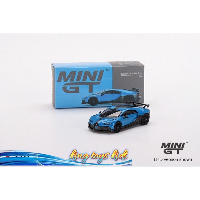 LARIS / Mini GT MiniGT MGT 379 Bugatti Chiron Pur Sport Blue