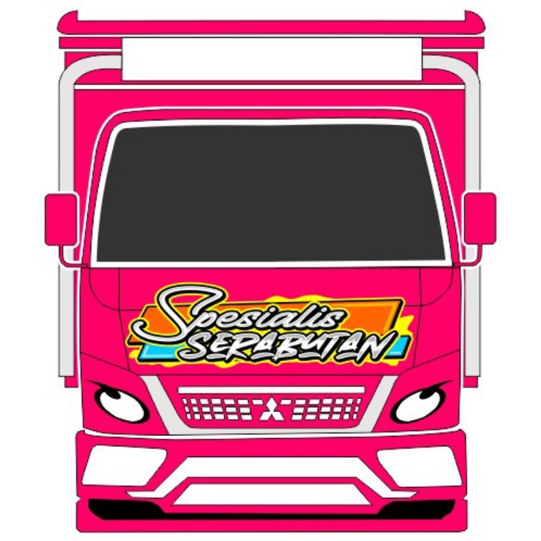 [TERBARU] STIKER KABIN DEPAN TRUK, STIKER KABIN TRUK