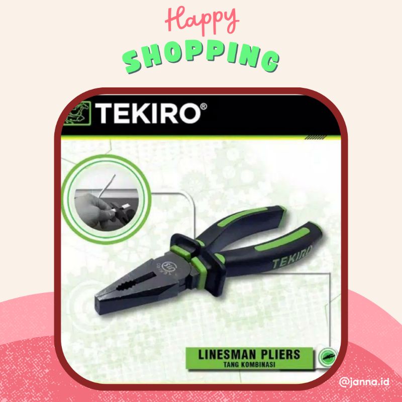 Jual Tekiro Tang Kombinasi Tekiro Inch Linesman Pliers Tekiro Shopee Indonesia