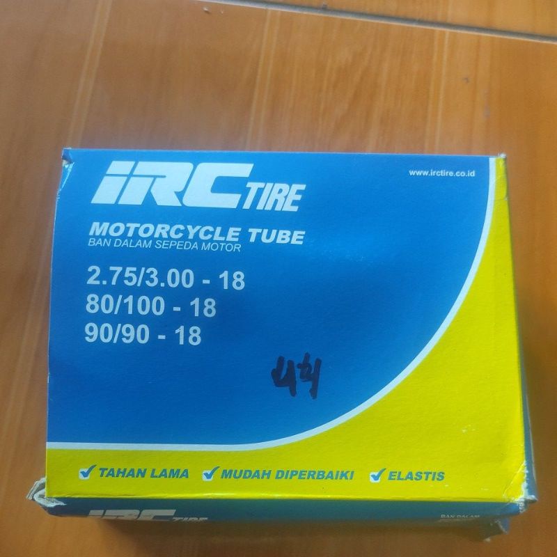 Ban Dalam IRC ukuran 2.75/300 ring 18