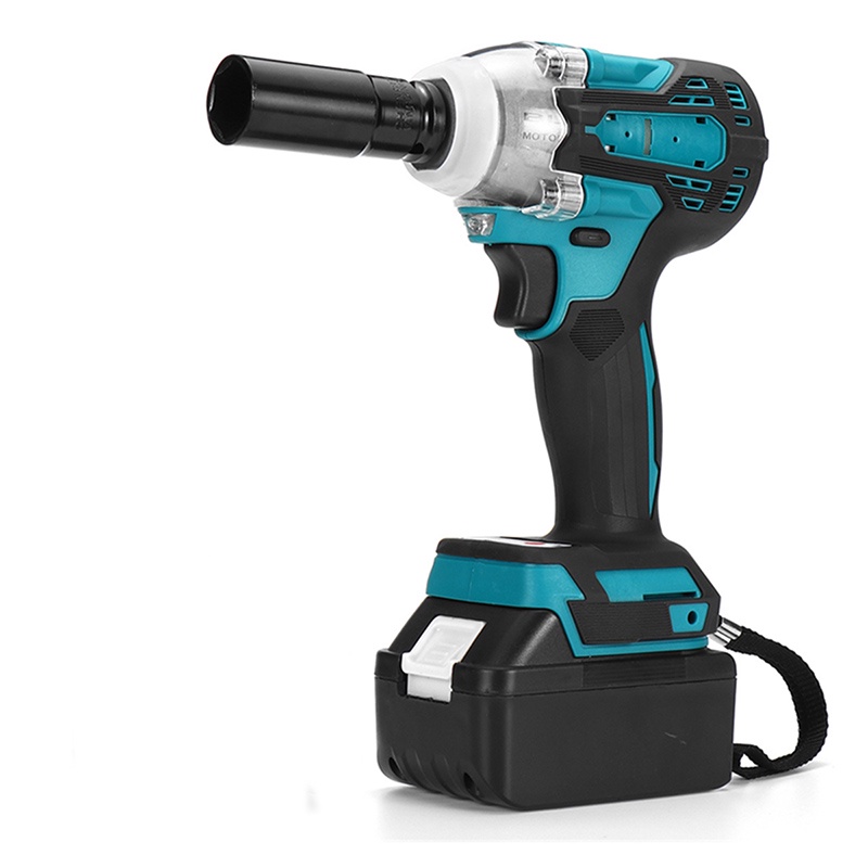 Cordless Impact wrench 2 baterai cordless mesin pembuka baut ban bor set impak buka motor mesin bor untuk baut mobil