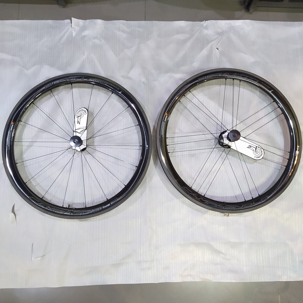 Jual Wheelset Sepeda Campy Campagnolo Bora Wto Rim Brake Carbon Original Shopee Indonesia